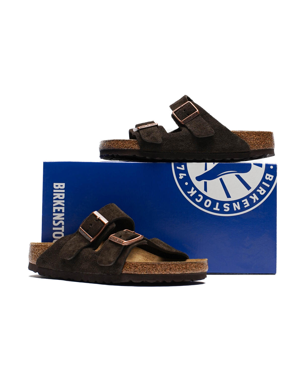 Birkenstock arizona soft footbed mocha online